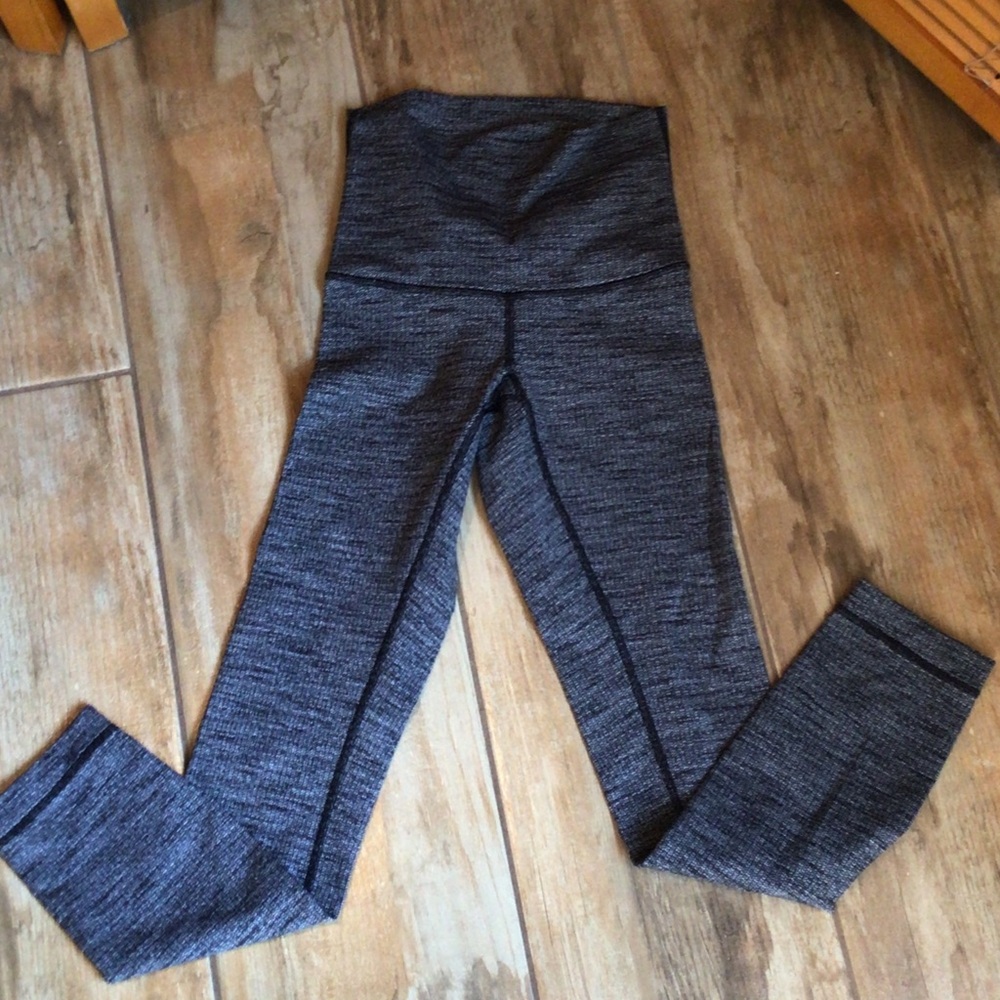lululemon athletica Heather Charcoal Girls' High-Waist Leggings